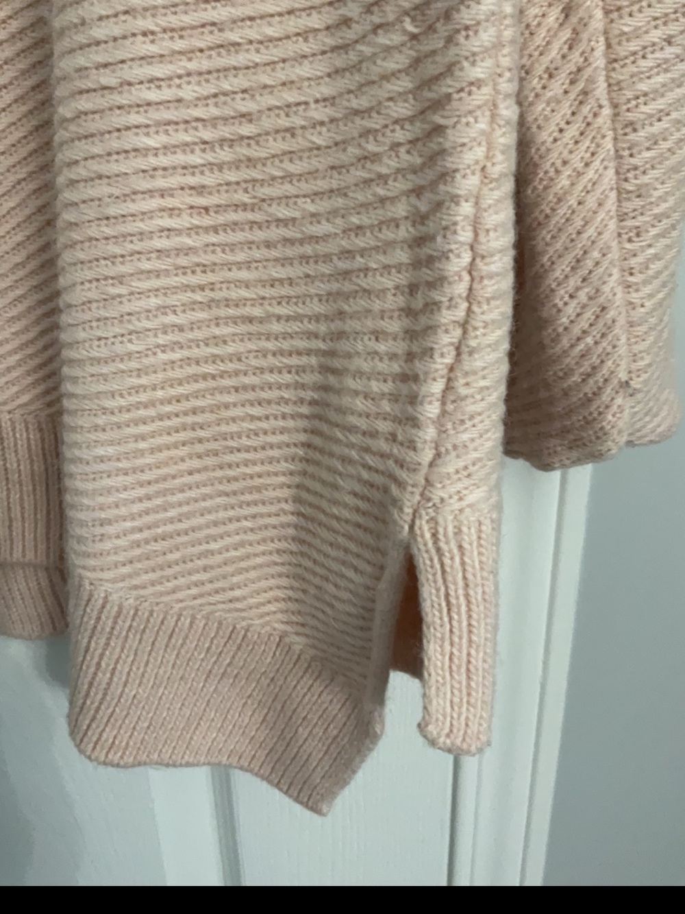 Zara Wool V-Neck Ribbed Sweater - Picture 3 of 4